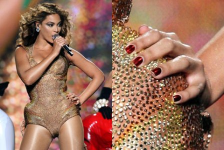 Beyonce Minx nails