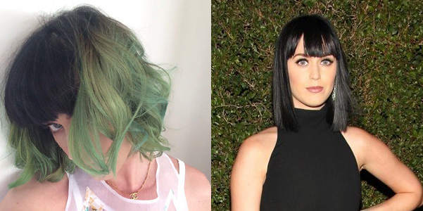 Katy Perry capelli verdi